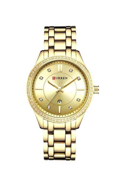 Curren Women's Water Resistant Analog Watch 9010 - 39 mm - Gold