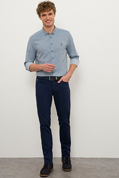 U.S. Polo Assn. Men's Indigo Canvas Trousers 50206344-Vr164