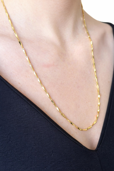 Ressia Zigzag Chain Necklace