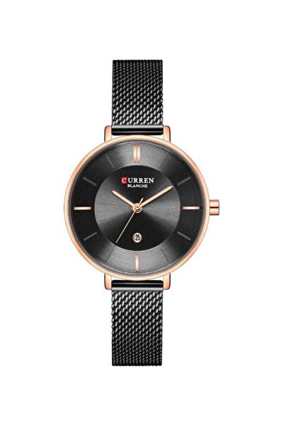 Curren women Water Resistant Analog Watch 9037 - 36 mm - Black