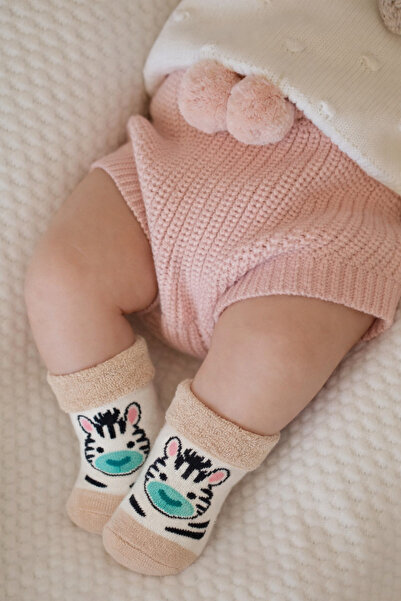 Katia&Bony Baby Animal Patterned Towel Socks
