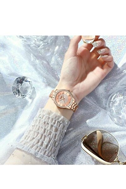 Curren 9084 Original Brand Stainless Steel Band Wrist Watch For Women With Box