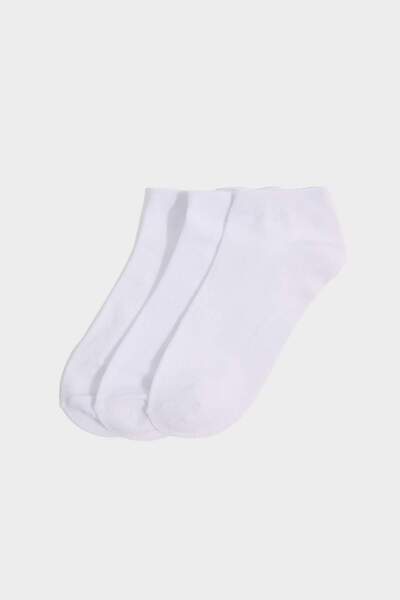 DeFacto Women's 3-Piece Bamboo Booties Socks G3556Axns