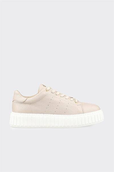 Elle Shoes Vizon Deri Erkek Spor Ayakkabı