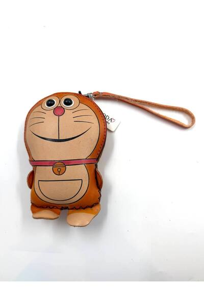 MD Moda Accessories Handmade Leather Keychain with Cartoon Character Style Ca...