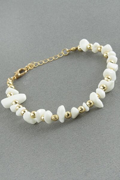 ZERO LAND Storozal Broken Natural Stone Bracelet (63032) - White