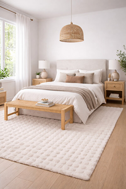HOME AURAA Pebbles Shaggy Rug - 160x230 cm