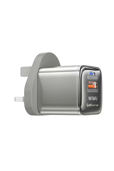 WIWU Jello 35W GaN Fast Charger Dual Port USB-C + USB-A Wall Adapter