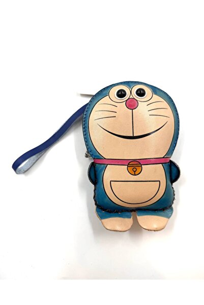 MD Moda Accessories سلسلة مفاتيح جلدية مصنوعة يدويًا على شكل شخصية كرتونية عل...