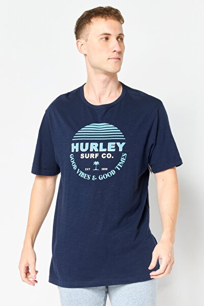 Hurley Men 2 Pieces Sportswear Fit Short Sleeve T-Shirts, Multicolor
