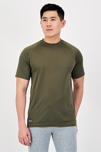 Under Armour Men Loose Fit Short Sleeve Training T-Shirt, Olive