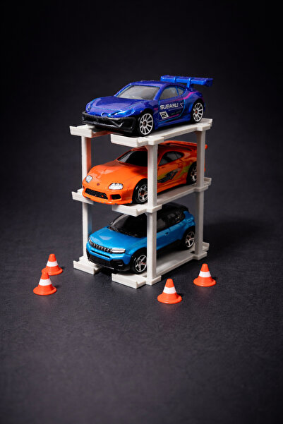 HOT WHEELS Modüler Oyuncak Araba Garajı 1/64 – Kat Kat Ayrılabilir & Eklenebi...