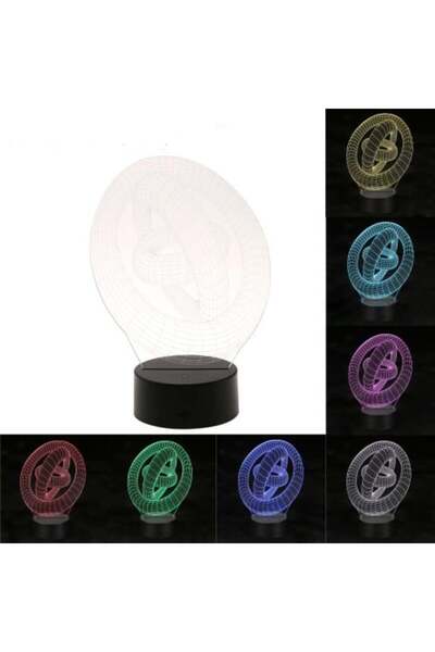 Other 3D Logo with Multicolored Lighting for Office