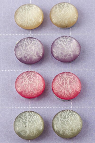 ZERO LAND Storozal Striped Patterned Mug Scarf Magnet 1 Piece (70757) - Lilac