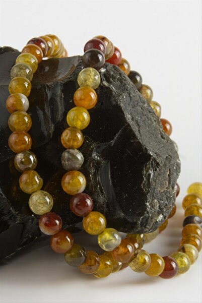 ZERO LAND حجر العقيق ستوروزال (70016) 6 مم - أخضر