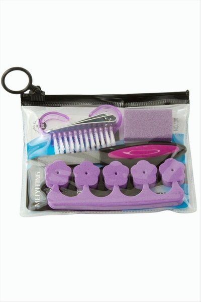 ZERO LAND مجموعة مانيكير ستوروزال 5 قطع (70735) - بنفسجي