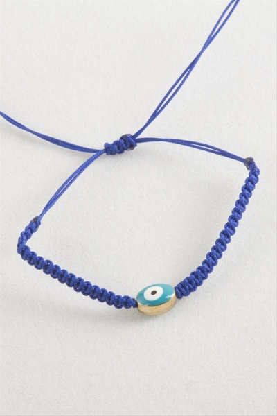 ZERO LAND Storozal Oval Nazar Macrame Braided Bracelet (73416) - Mi