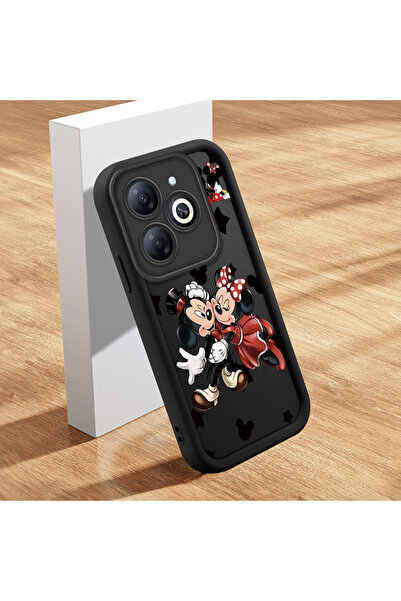 CHICASELUX حافظة هاتف إنفينيكس سمارت 8 متوافقة مع السيليكون الناعم الرقيق بنم...