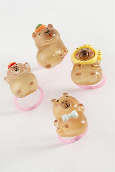 ZERO LAND Storozal Teddy Bear Children's Ring (71601) - Brown