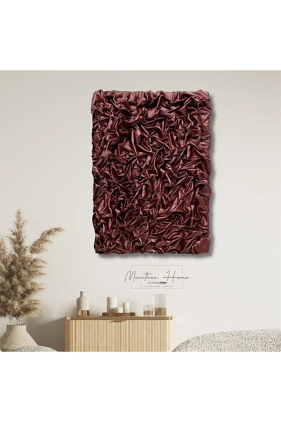 MAİNTHEAHOME Dokulu Alçı Tablo - Sessiz Fırtına | El Yapımı 3D Dekoratif Duva...