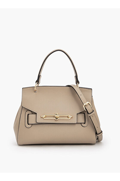 Paprika حقيبة ساتشيل منقوشة بمقبض علوي