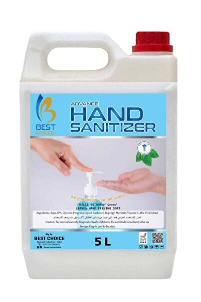 Bestchoice Best Choice Advance Hand Sanitiser 70% Alcohol - 5L