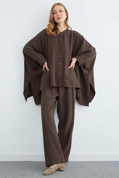 Fulla Moda Set de 2 butoni cu mânecă tip liliac