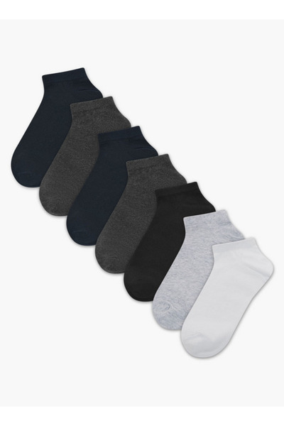 LBL by Shoexpress Men Socks Ankle Length - Set of 7