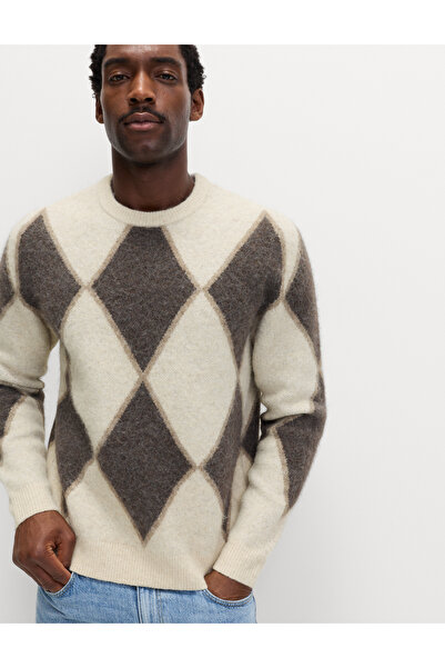 Marks & Spencer Argyle Desenli Kazak