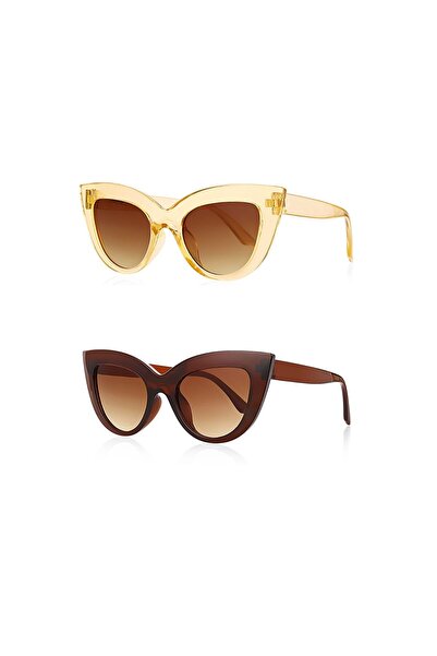 Kinary Women's Cat Eye Uv400 Sunglasses