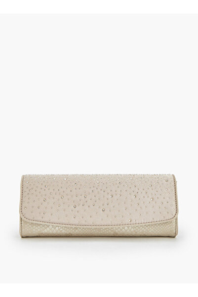 Flora Bella by Shoexpress Embellished Clutch with Chain Strap