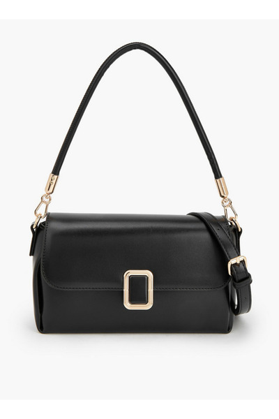 Paprika Solid Crossbody Bag with Detachable Strap