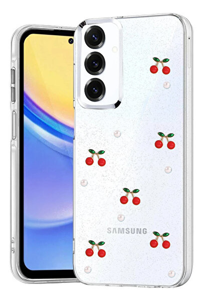 NewFace غطاء STOROZAL Galaxy A34 5G بنمط فيونكة - (93149) نمط 9