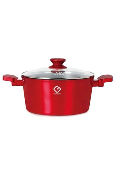 GRÜNBERG Grunberg Aluminum Pot GR8324, 24×12 cm, 4.3 L