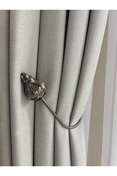 miss boon Kornişe Takılan Kol bagı Perde aksesuarı (duvar delmeden kolay montaj)