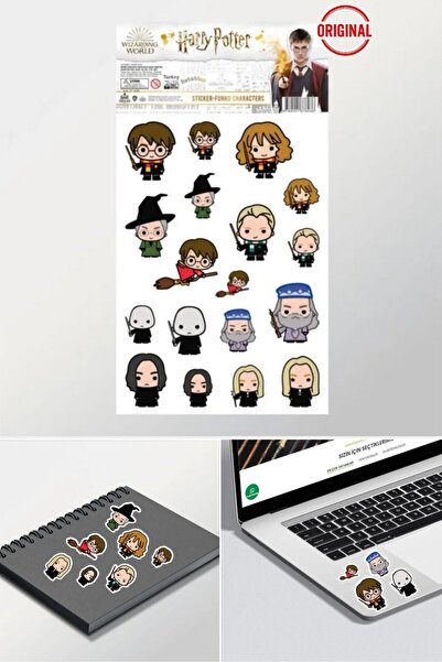 TOYFEST مجموعة ملصقات شخصيات هاري بوتر فانكو المرخصة مقاس 15 × 27 سم من رقائق...