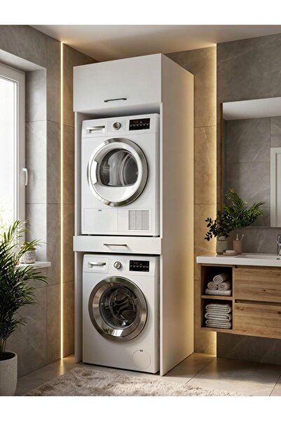 KuzeyLife Mirana Clothes Dryer Cabinet