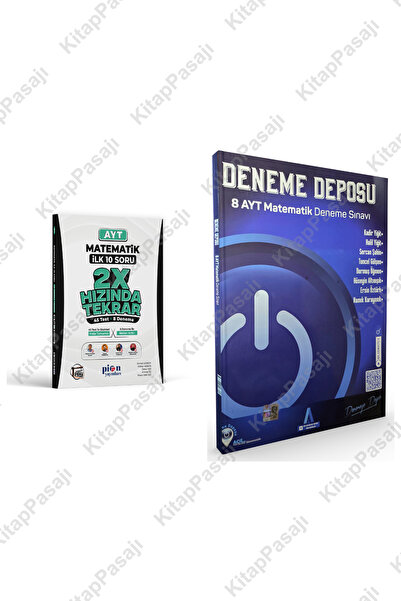 Acil Yayınları Deneme Deposu AYT 8li Matematik Denemeleri Ders Platosu Pion A...