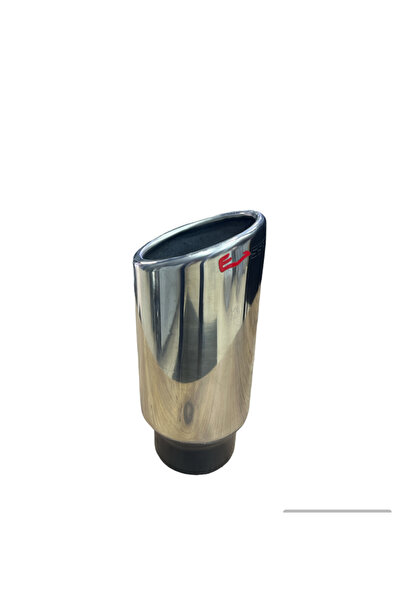 UNIVERSAL 76 MM KESİK INOX TEKLİ EGZOZ UCU