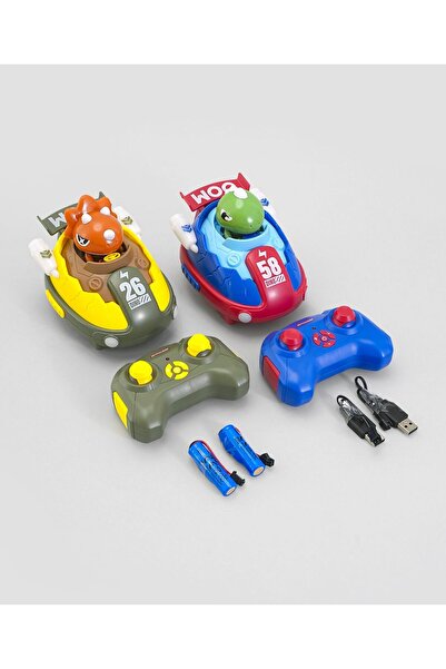 Fab N Funky مجموعة سيارات للأطفال مكونة من سيارتين مع جهاز تحكم عن بعد، ووظيف...