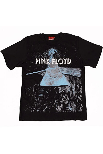 Atlantis Pink Floyd Dark Side Of The Moon Tişört Siyah