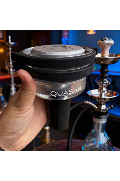 Choice5 رأس شيشة عربي أسود، رأس فرنسي من نوع كوازار، حامل فحم للتبغ مع علبة ه...