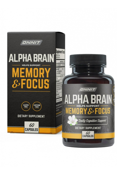 Onnit Alpha Brain Memory and Focus Supplement 60 Capsules