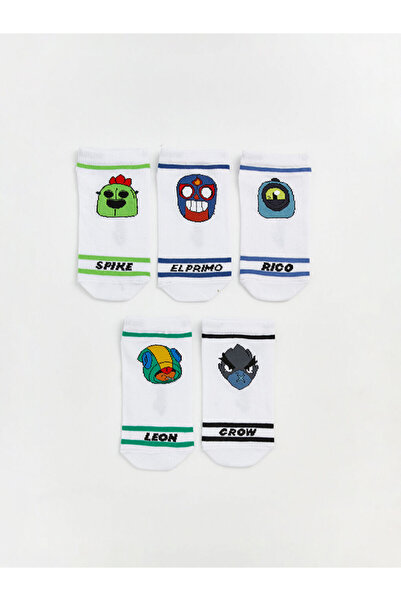 LC Waikiki Μικτές εμπριμέ κάλτσες για αγόρια, συσκευασία 5 τεμαχίων