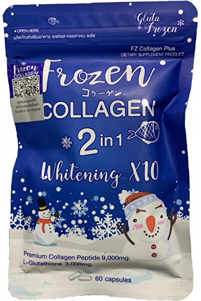 Frozen Collagen Gluta 2In1 Skin Whitening Glutathione Nourish The Skin to Cle...