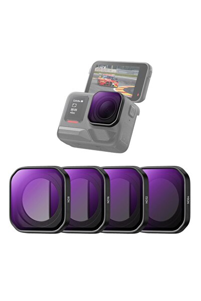 K&F CONCEPT K&F Consept İnsta 360 Ace Pro 2 Uyumlu 4 lü ND Filtre Seti / ND8,...