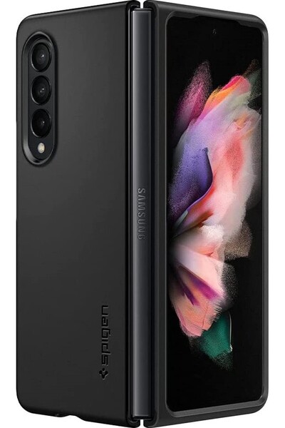Spigen جراب نحيف لهاتف سامسونج جالاكسي زد فولد 3 - أسود