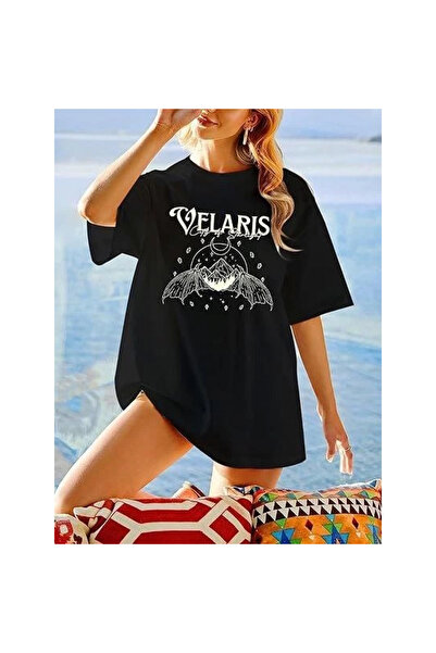 gl00my Μπλουζάκι με στάμπα Crew Neck - Μαύρο