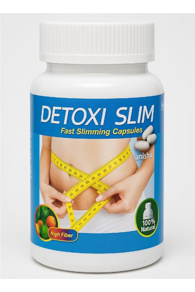 DETOXI SLIM Wellness Capsules for Metabolism Support 60 Capsules