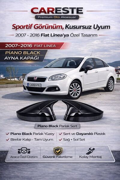 CarEste FİAT LİNEA 2007-2016 MODELLER ARASI YARASA AYNA KAPAĞI